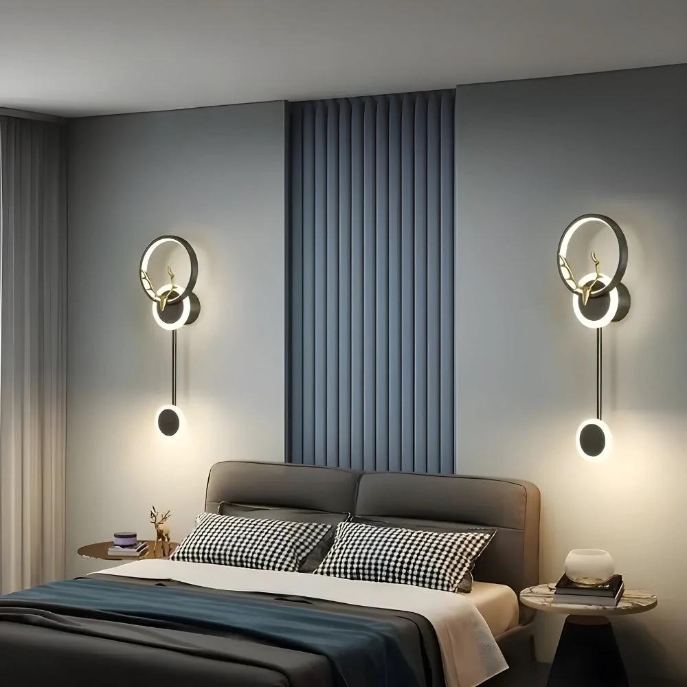 Elegant double wall light for minimalist and atmospheric lighting at home Bowlift by Bowlift