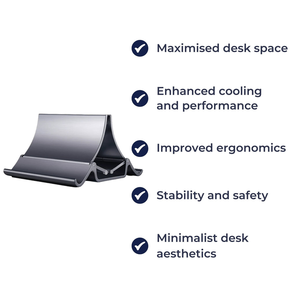 Adjustable Aluminium Design – Space-Saving Cooling Holder for Workstations Bowlift by Bowlift