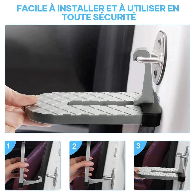 U-shaped door threshold bolt with safety hammer by Bowlift
