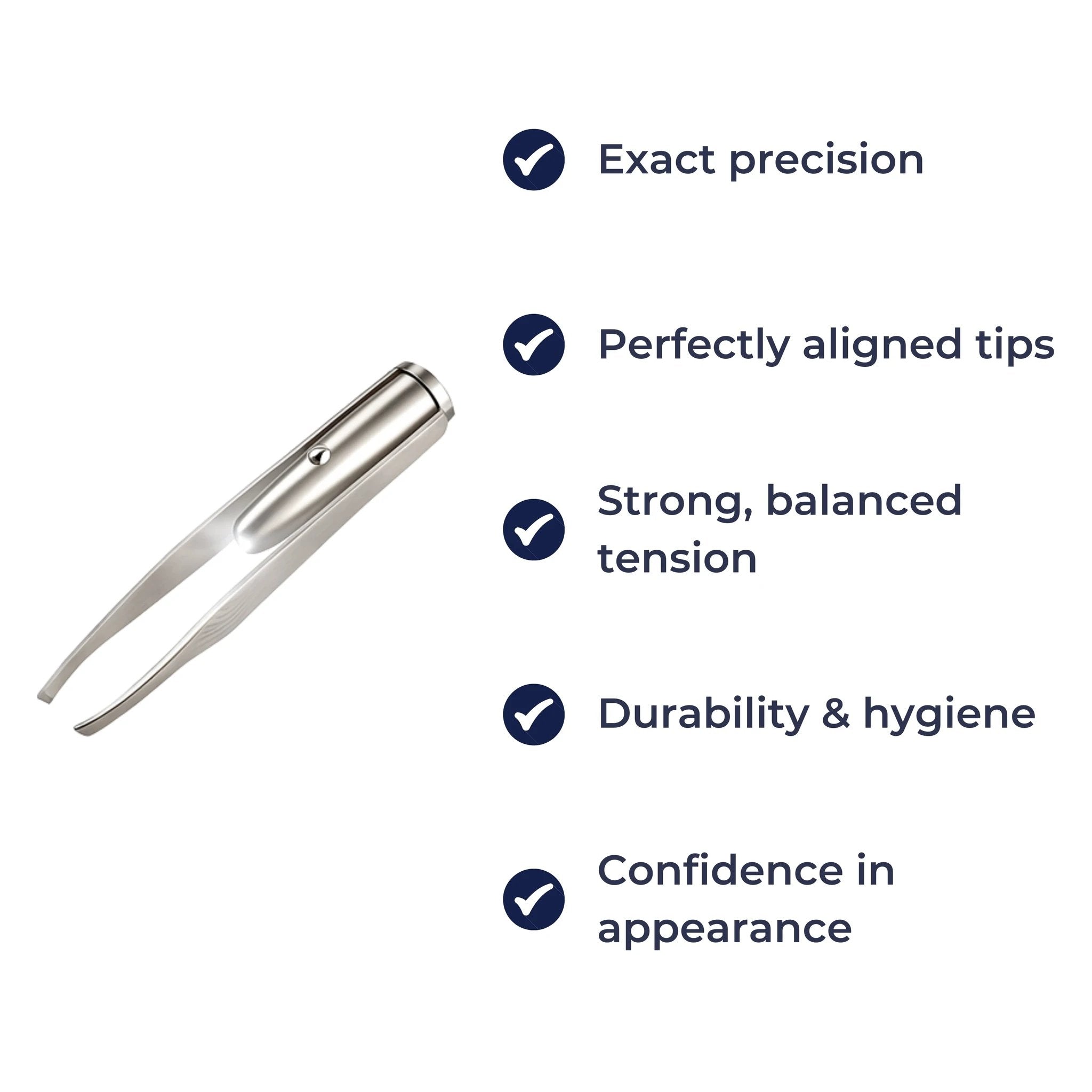 Rust-Resistant Stainless Steel – LED Light Precision Grip – Long-Lasting At-Home Grooming Bowlift by Bowlift