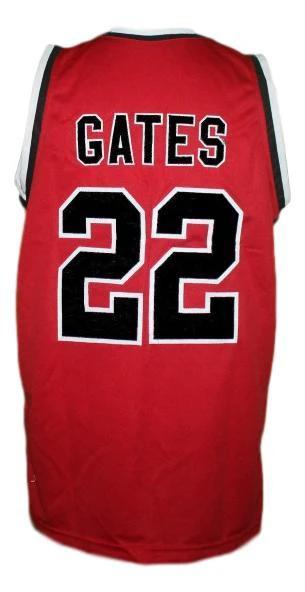 William Gates Jersey #22 Hoop Dreams Movie Basketball New Sewn Red by My store basketball