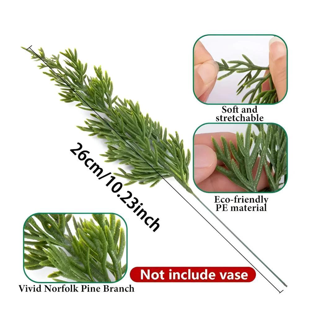 Artificial Pine Branches with Red Berries by Casa & Beyond