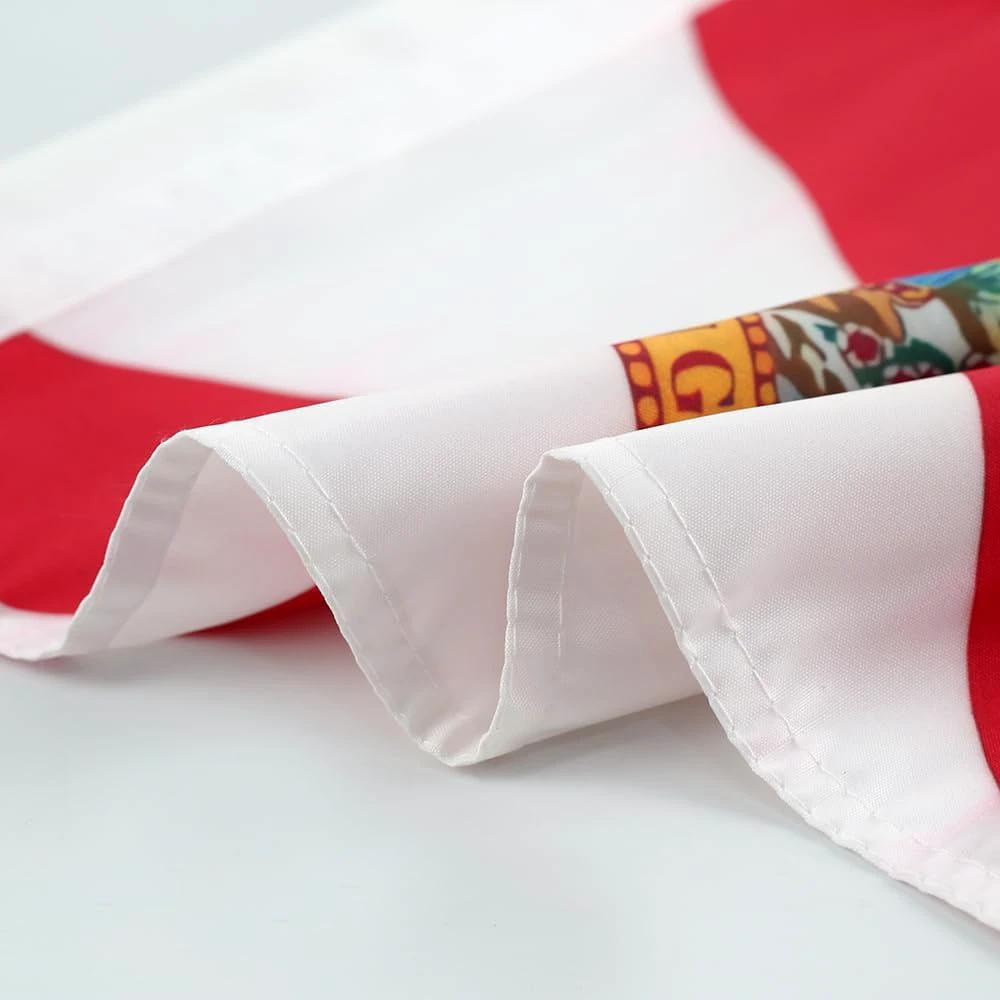 Florida State Flag Car Window Flag of Florida 11X18 Inch(28x46cm) 100% Polyester, Strong White Flagpole by flagsshop