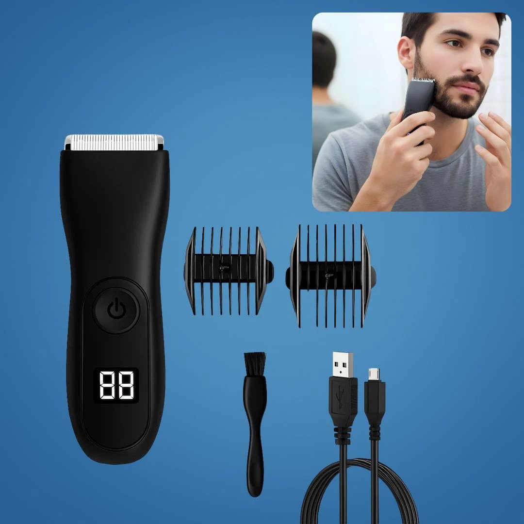 Waterproof – Ceramic Blade – Painless Cordless Grooming for Men – Smooth Results, No Nicks or Irritation Bowlift by Bowlift