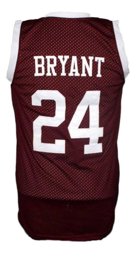 Kobe Bryant Jersey #24 Bala Cynwyd Middle School Basketball New Maroon by My store basketball
