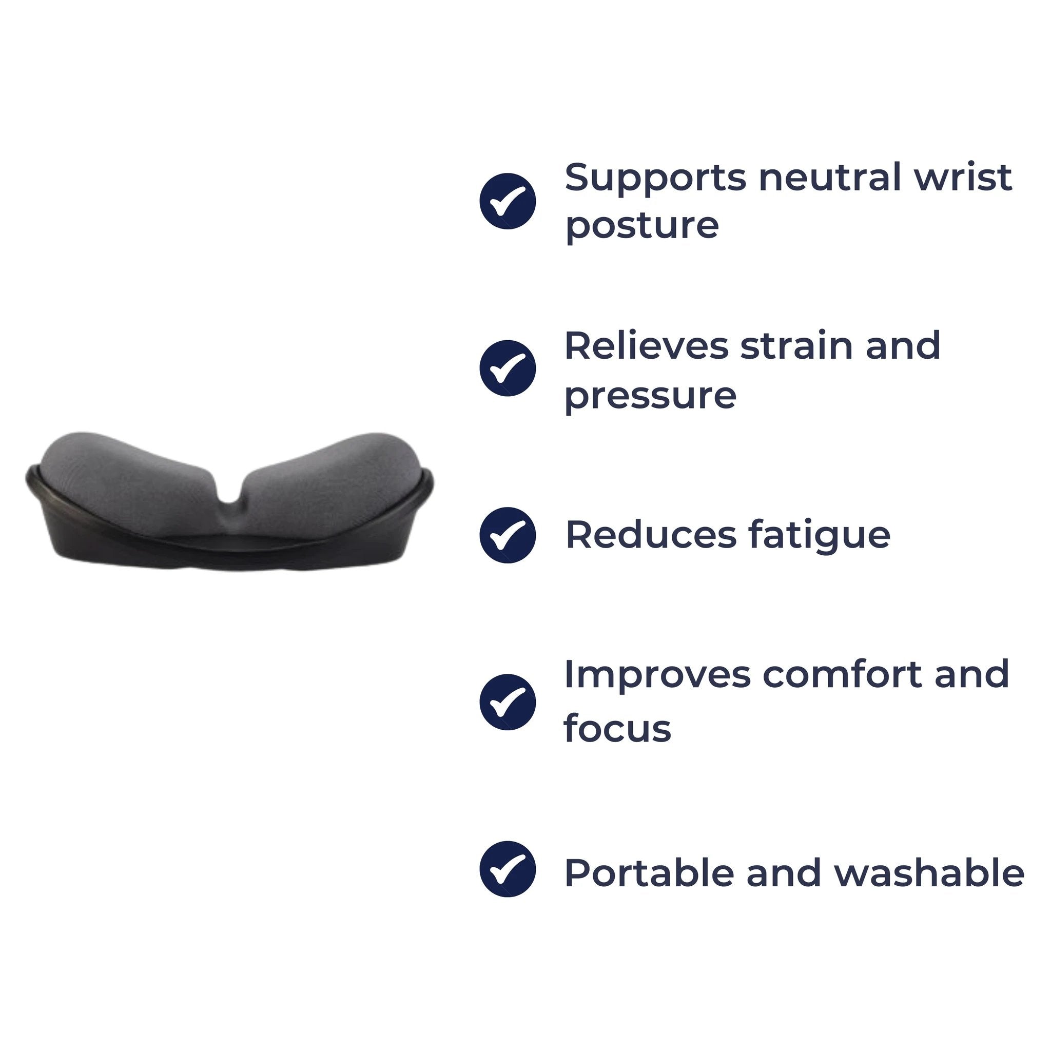 Pain Relief Support – Memory Foam Cushioned Non-slip – Office and Gaming Bowlift by Bowlift