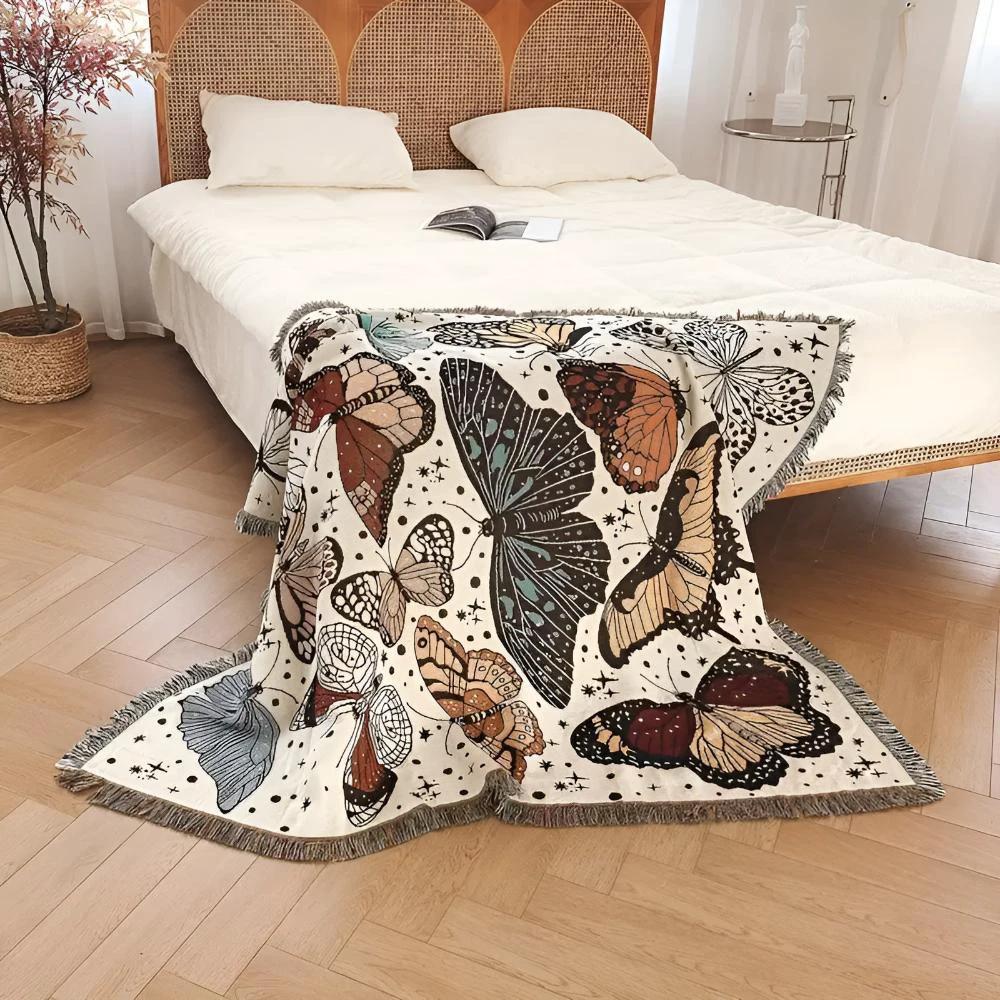 Butterfly Garden Blanket by Casa & Beyond