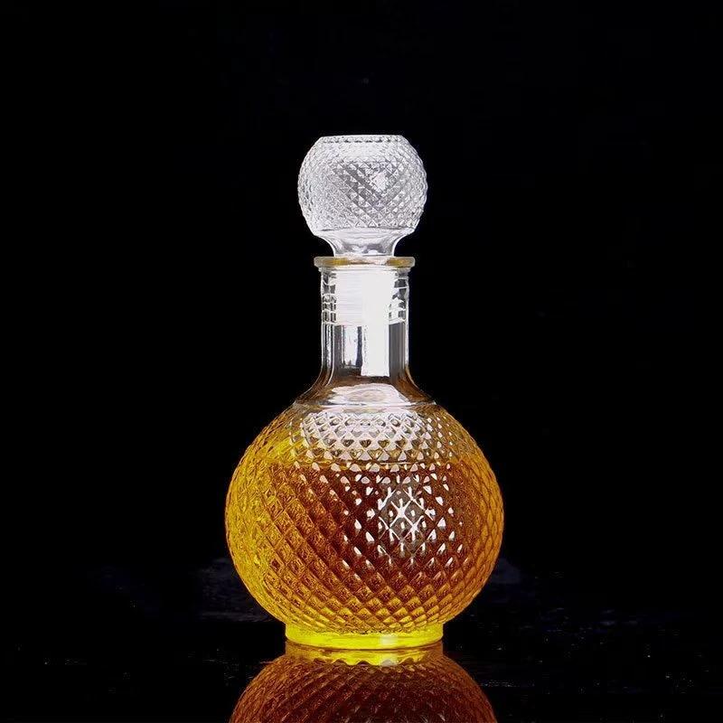 Mini Vintage Glass Decanter by BowLift