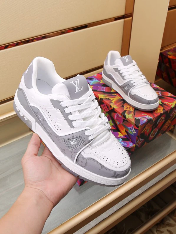 Luxury Trainer Skate Sneakers Shoes #54 Signature Gray White by Air Jordan