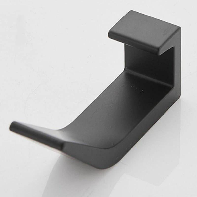 Aviro Aluminum Wall Hooks Black/White - Modern Decorative Coat Hooks by BowLift