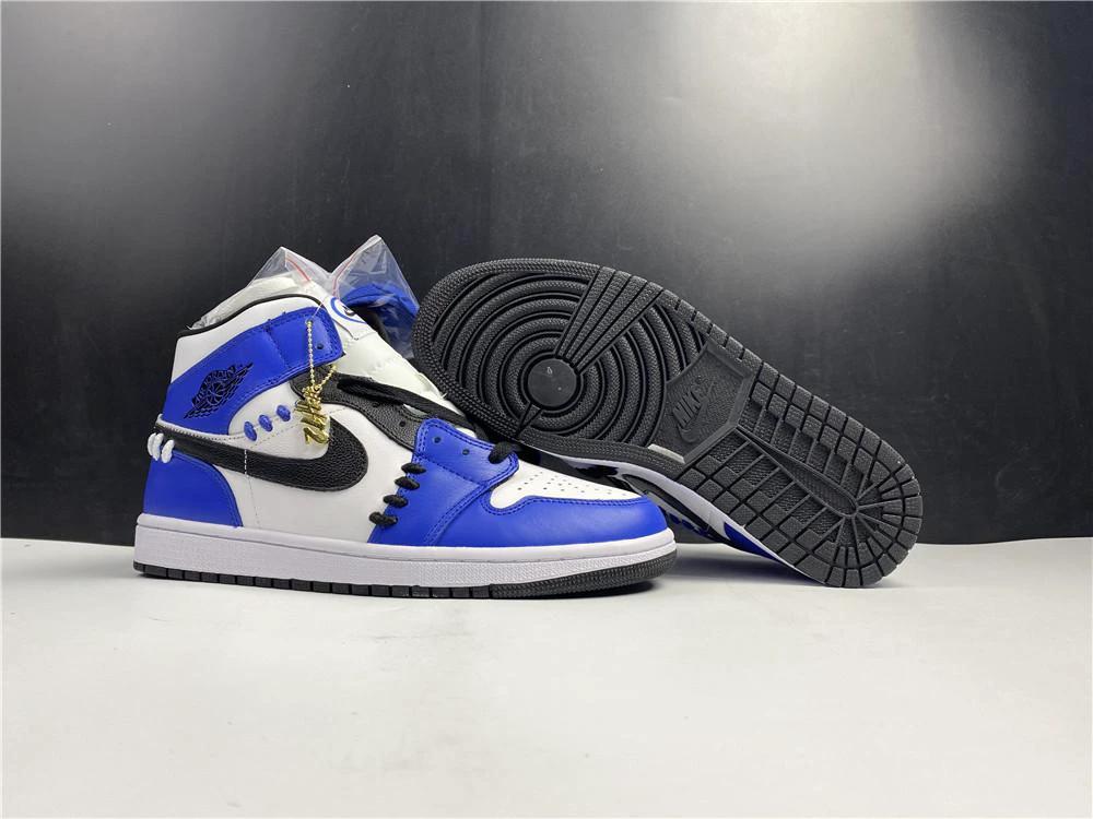 Air Jordan 1 Mid SE Game Royal White Blue Black by Air Jordan