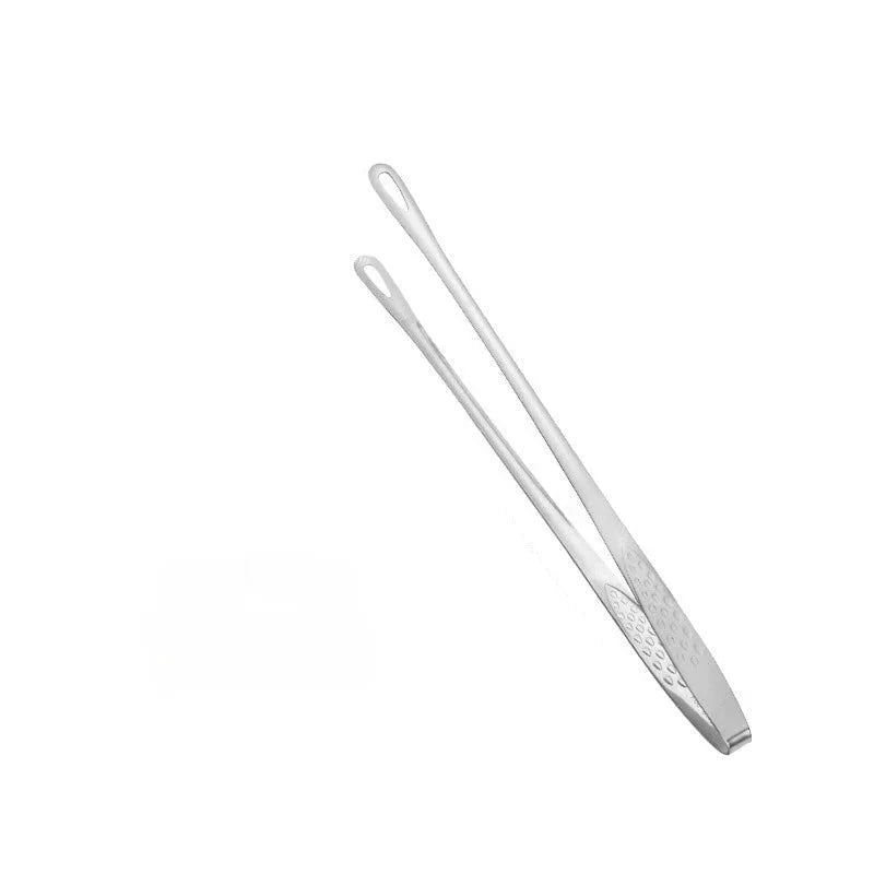 1pc Stainless Steel Kitchen Barbecue Clip Extended Food Clip Utensils by Bowlift