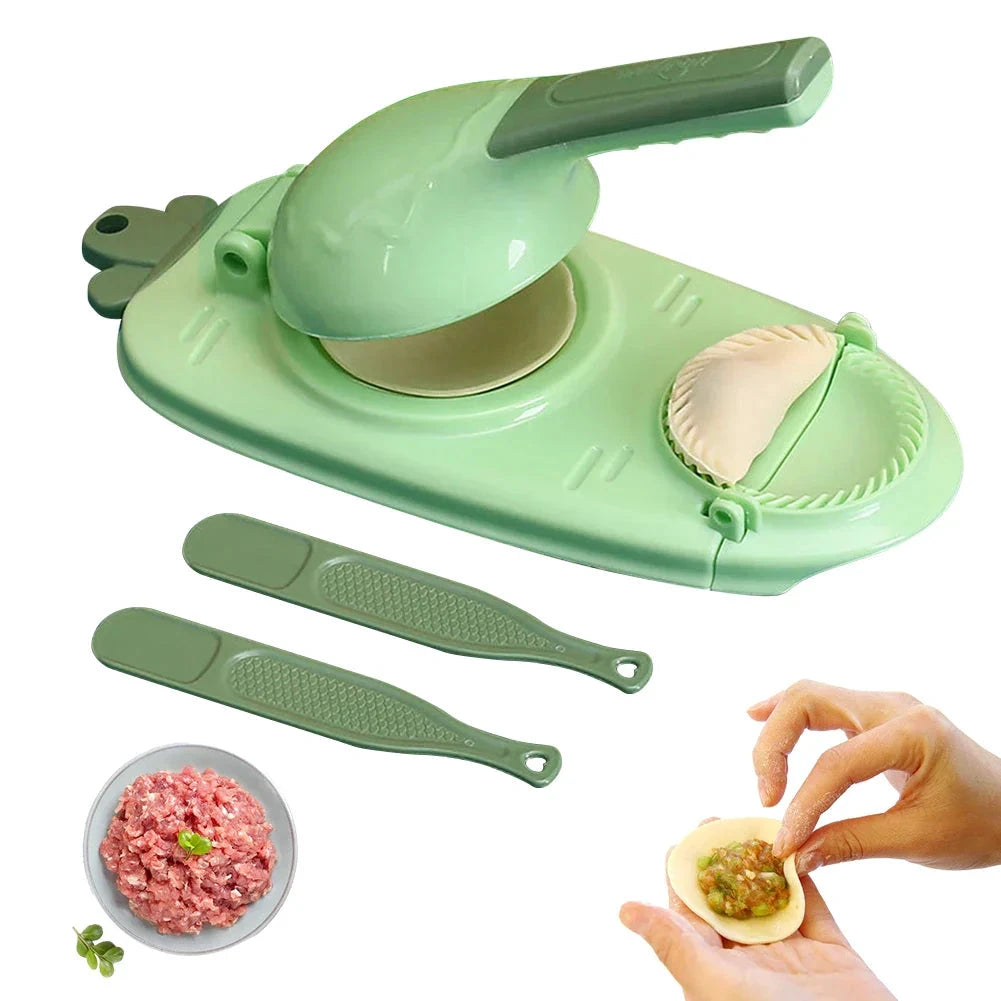 2-in-1 Dumpling Maker and Dough Press Dumpling Making Kitchen Tool by Bowlift