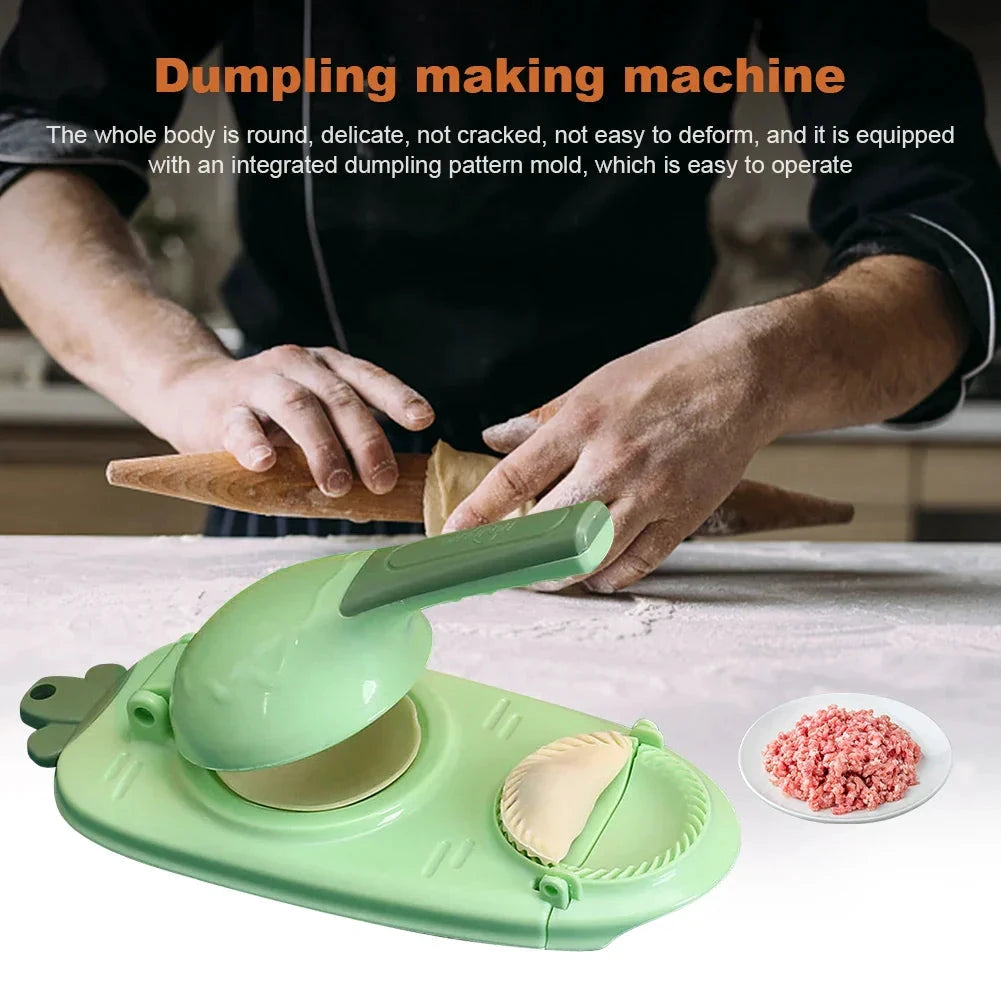 2-in-1 Dumpling Maker and Dough Press Dumpling Making Kitchen Tool by Bowlift