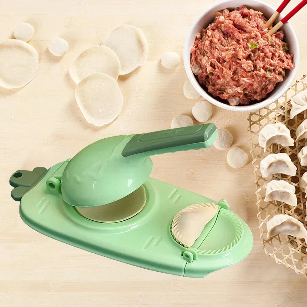 2-in-1 Dumpling Maker and Dough Press Dumpling Making Kitchen Tool by Bowlift