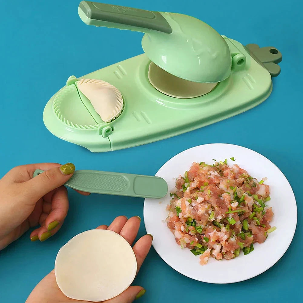 2-in-1 Dumpling Maker and Dough Press Dumpling Making Kitchen Tool by Bowlift