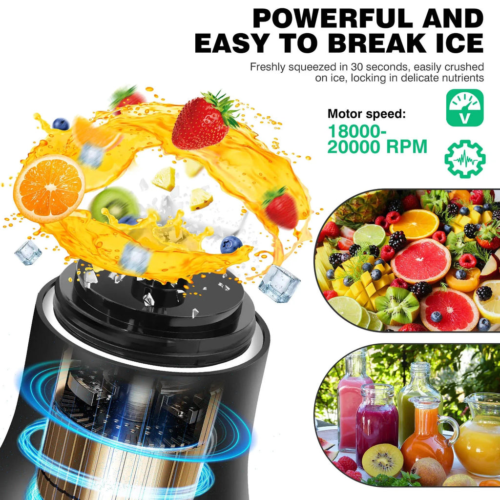 2 in 1 Portable Blender Electric Juicer and Smoothie Mixer Mini Blender by Bowlift