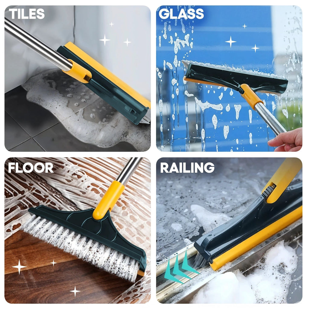 2-in-1 Cleaning Floor Scrub Brush Bowlift by Bowlift