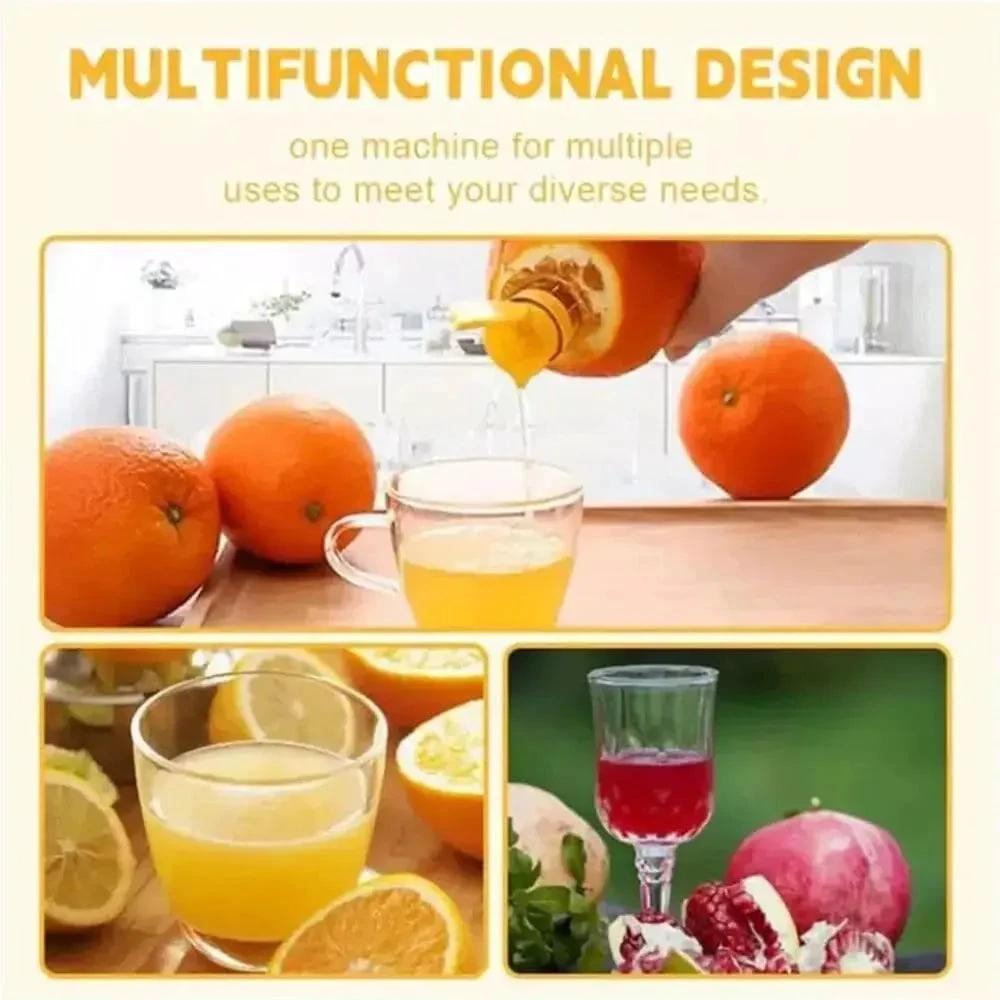 2-piece lemon squeezer set with screw attachment – Fresh juice everywhere & anytime! by BowLift