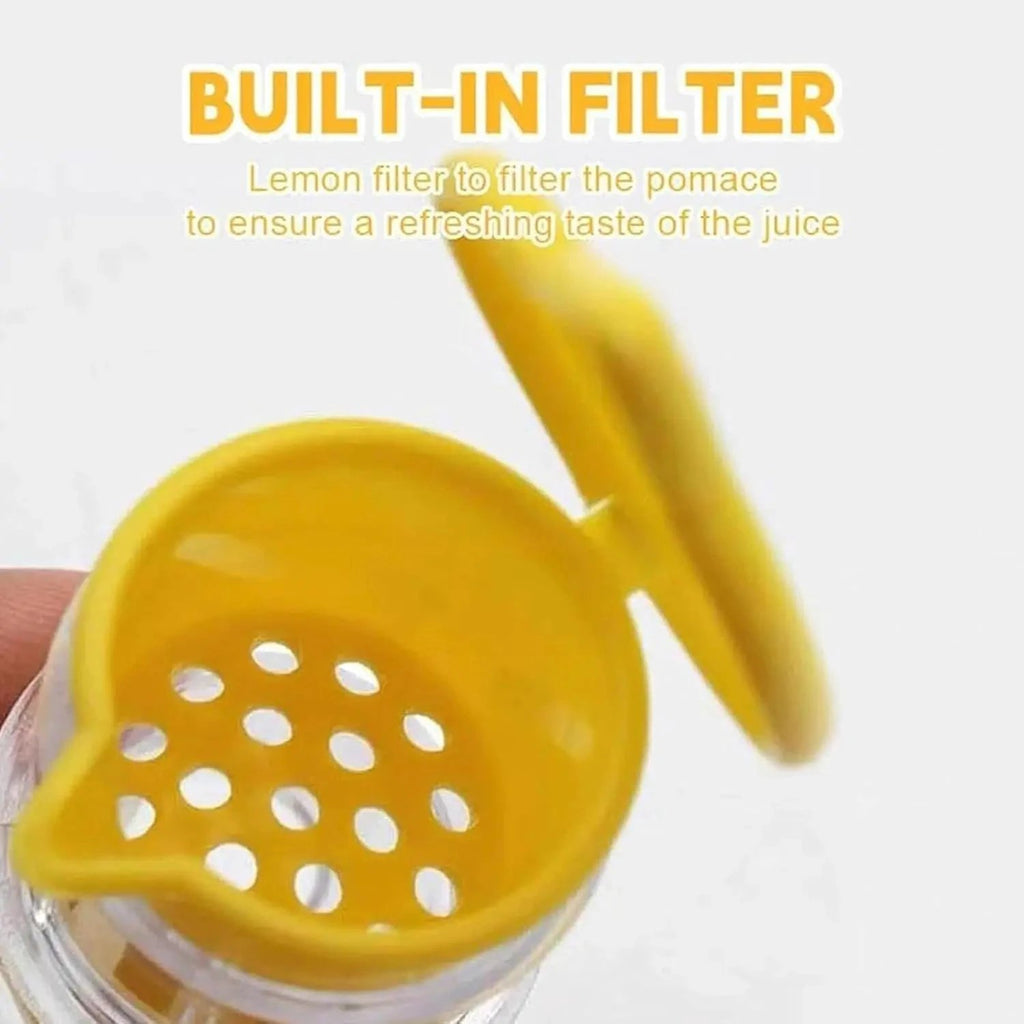 2-piece lemon squeezer set with screw attachment – Fresh juice everywhere & anytime! by BowLift
