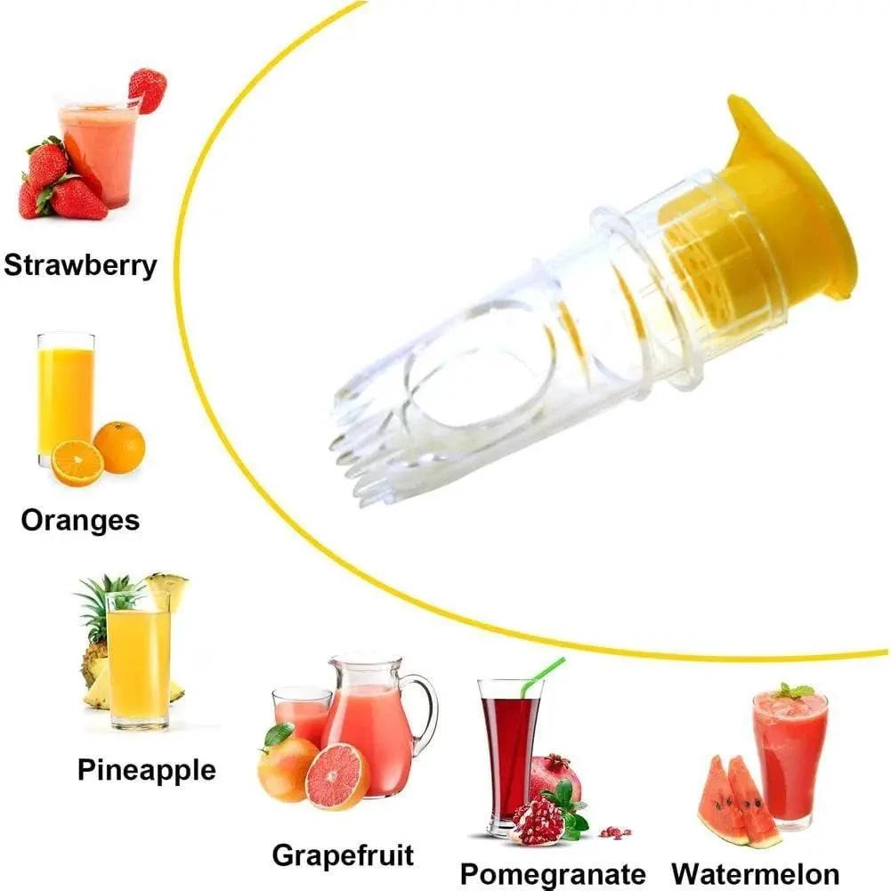 2-piece lemon squeezer set with screw attachment – Fresh juice everywhere & anytime! by BowLift