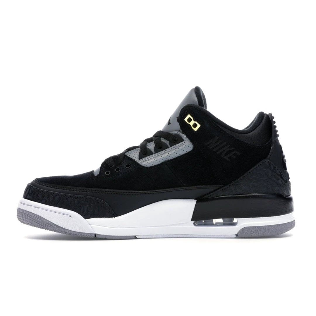 Air Jordan 3 Retro Tinker Black Cement Gold by Air Jordan