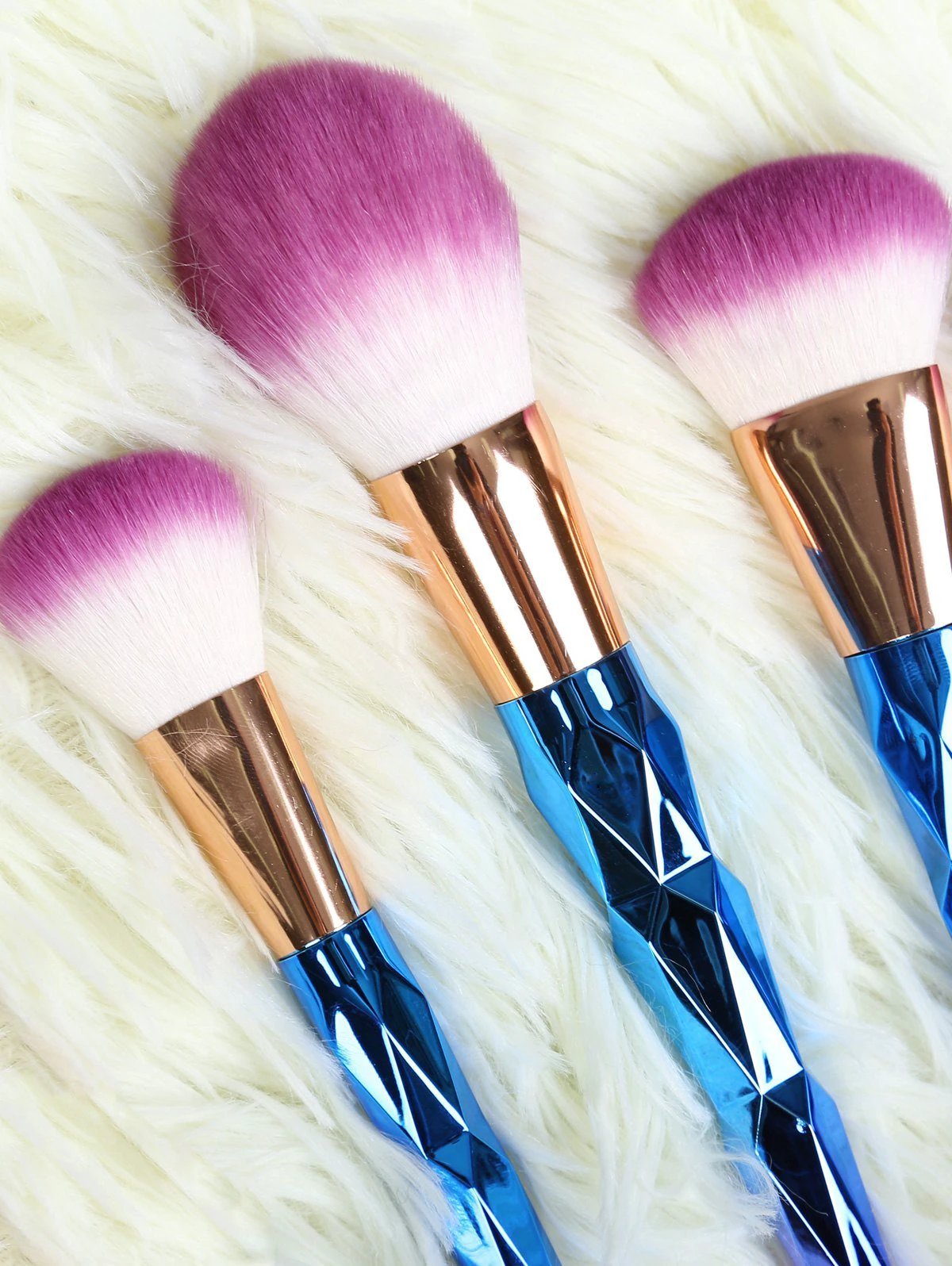 Rainbow Unicorn Brushes - 7 Piece Set by Bowlift