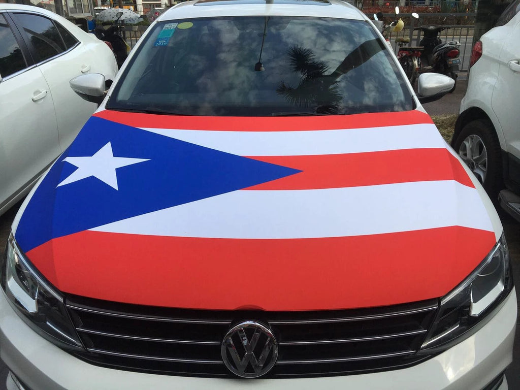 Orange Car Hood Cover Flag ,Orange Engine Banner,3.3X5ft,6X7FT100% Polyester Elastic Fabrics Can be Washed by flagsshop