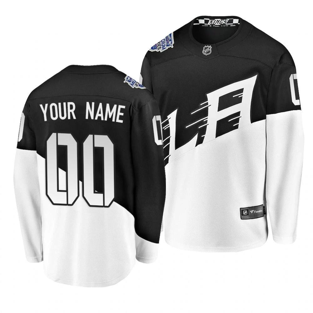 2020 Stadium Series Los Angeles Kings Custom Breakaway Player Fanatics Black Jersey by Hockey David