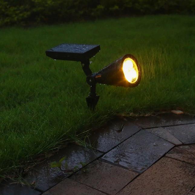 SolarBeam Outdoor Solar Spotlight with Stake for Landscaping Bowlift by Bowlift
