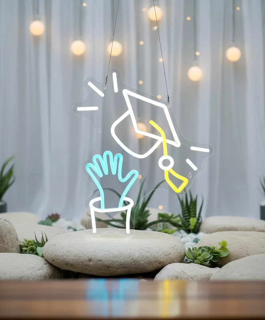 2025 Graduation Cap Neon Sign by Neonchics