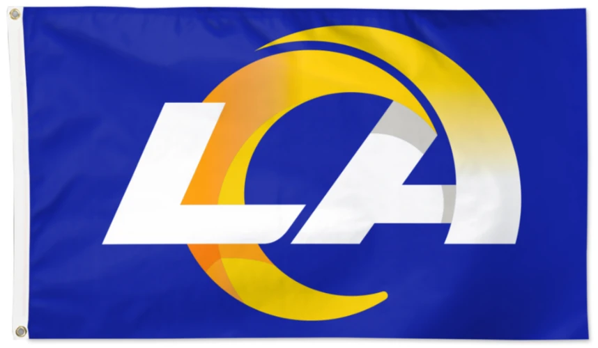 Los Angeles Rams Flag 3' x 5' -Single-Sided flag and Double sided Flag 90x150cm by flagsshop