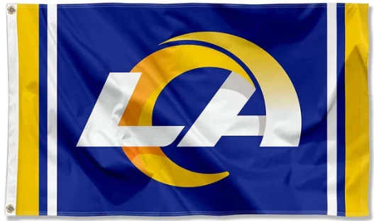Los Angeles Rams Flag 3' x 5' -Single-Sided flag and Double sided Flag 90x150cm by flagsshop