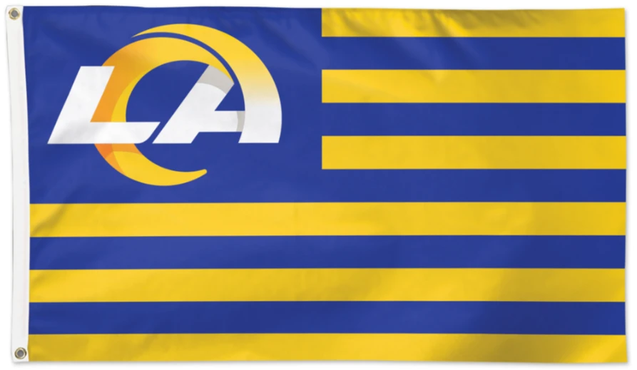 Los Angeles Rams Flag 3' x 5' -Single-Sided flag and Double sided Flag 90x150cm by flagsshop