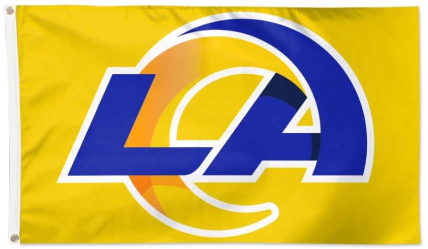 Los Angeles Rams Flag 3' x 5' -Single-Sided flag and Double sided Flag 90x150cm by flagsshop
