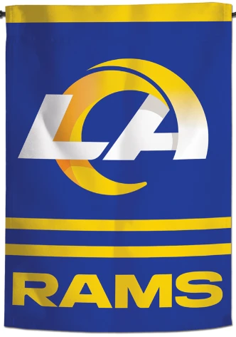 Los Angeles Rams Flag 12'' x 18'' Garden Flag Vertical -Double-sided by flagsshop