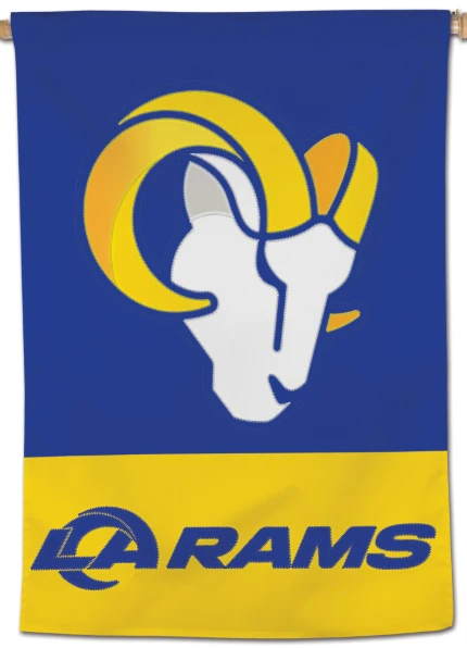 Los Angeles Rams Flag 12'' x 18'' Garden Flag Vertical -Double-sided by flagsshop