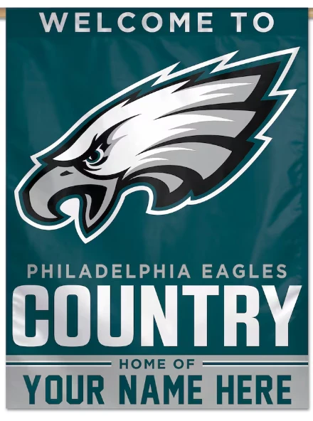 NFL Philadelphia Eagles Flag - 12'' x 18'' / 28''x40'' Garden Flag Vertical -Double-sided by flagsshop