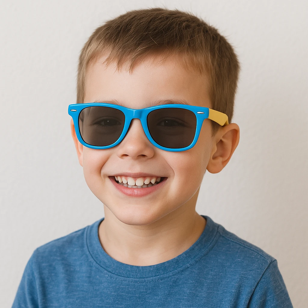 Kids flex sunglasses with flexible unbreakable frames by BowLift
