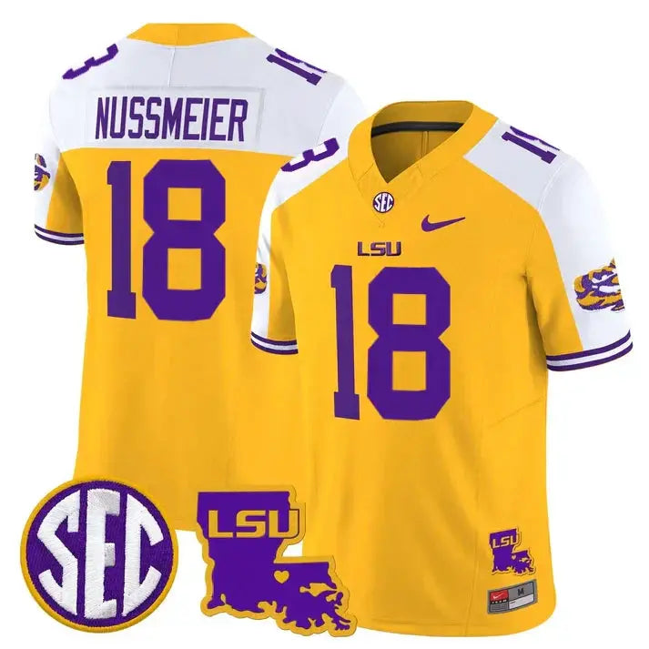 LSU 2025 Louisiana Patch Vapor Limited Jersey by LSU Tigers