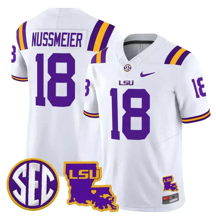 LSU 2025 Louisiana Patch Vapor Limited Jersey by LSU Tigers