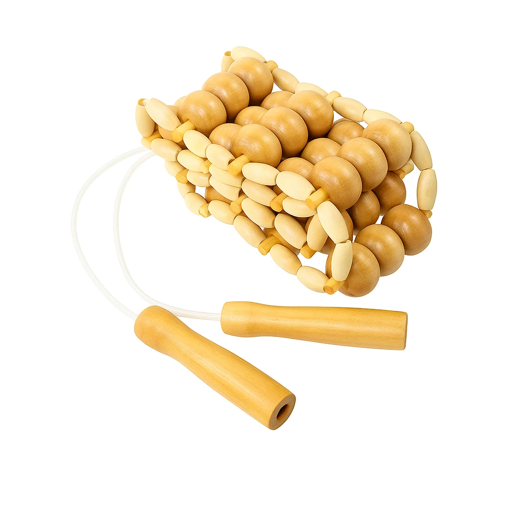Pain Relief – Solid-Wood Beads – Relieve Muscle Tension – Portable Full-Body Relaxation Tool Bowlift by Bowlift
