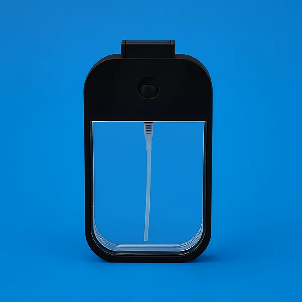 Leak-Proof Fine Mist Refillable – Compact Card-Shape for Perfume & Sanitiser Bowlift by Bowlift
