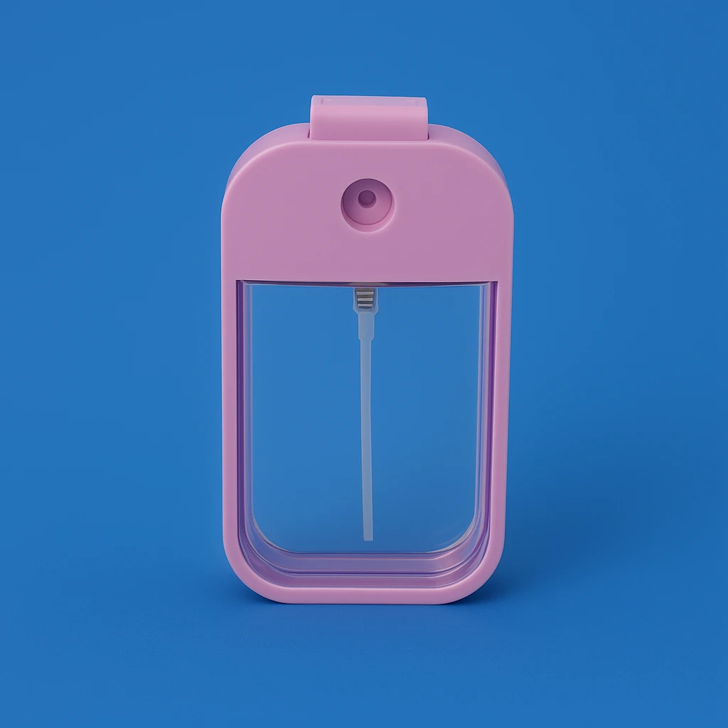 Leak-Proof Fine Mist Refillable – Compact Card-Shape for Perfume & Sanitiser Bowlift by Bowlift