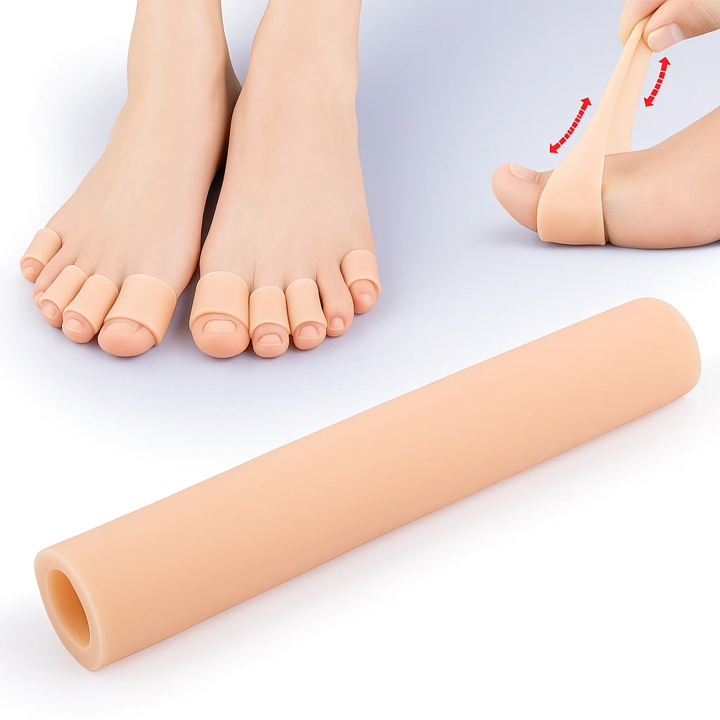 Pain Relief for Corns and Blisters – Soft Silicone Cuttable – Runners and Everyday Shoes Bowlift by Bowlift