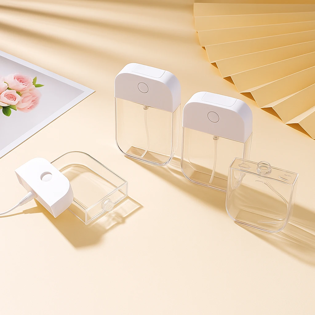 Leak-Proof Fine Mist Refillable – Compact Card-Shape for Perfume & Sanitiser Bowlift by Bowlift