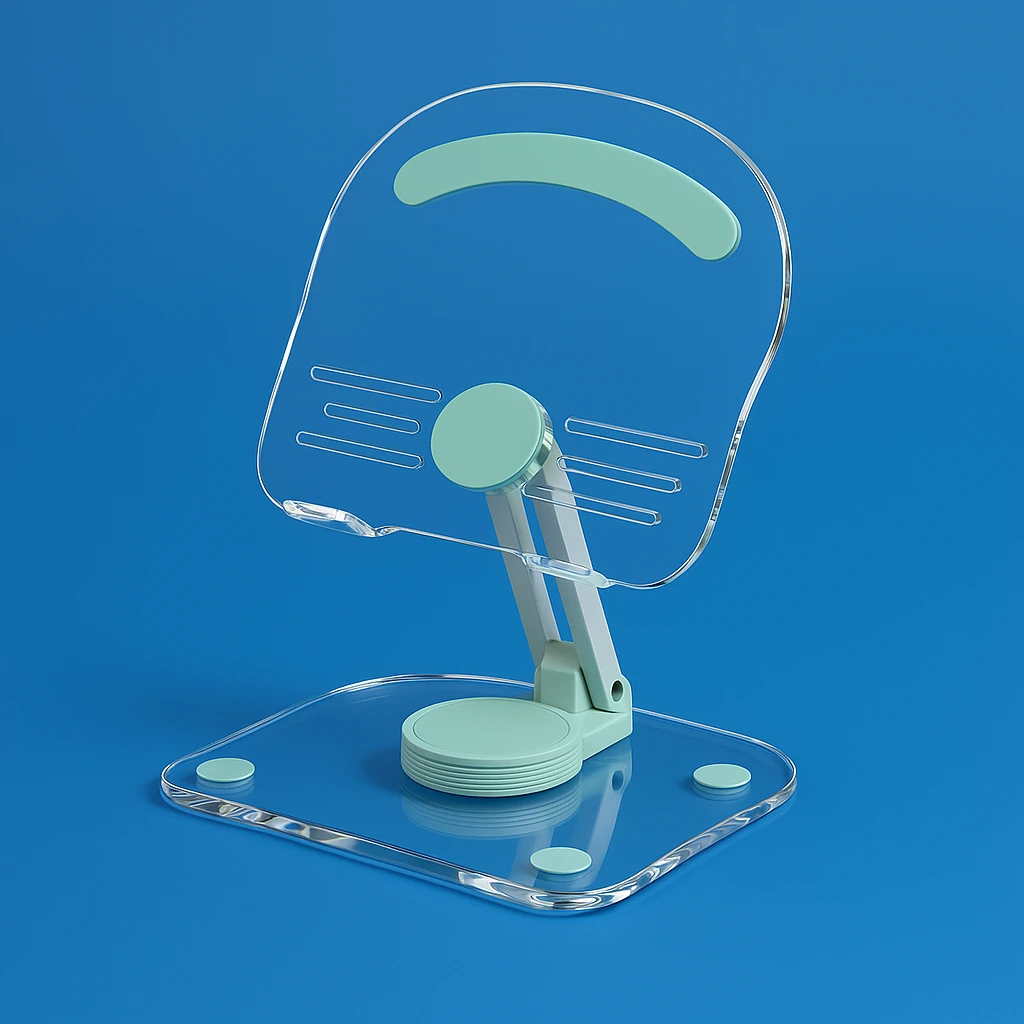 Ergonomic Adjustable Angles – Acrylic Foldable Non-slip – Home Office & Study Bowlift by Bowlift