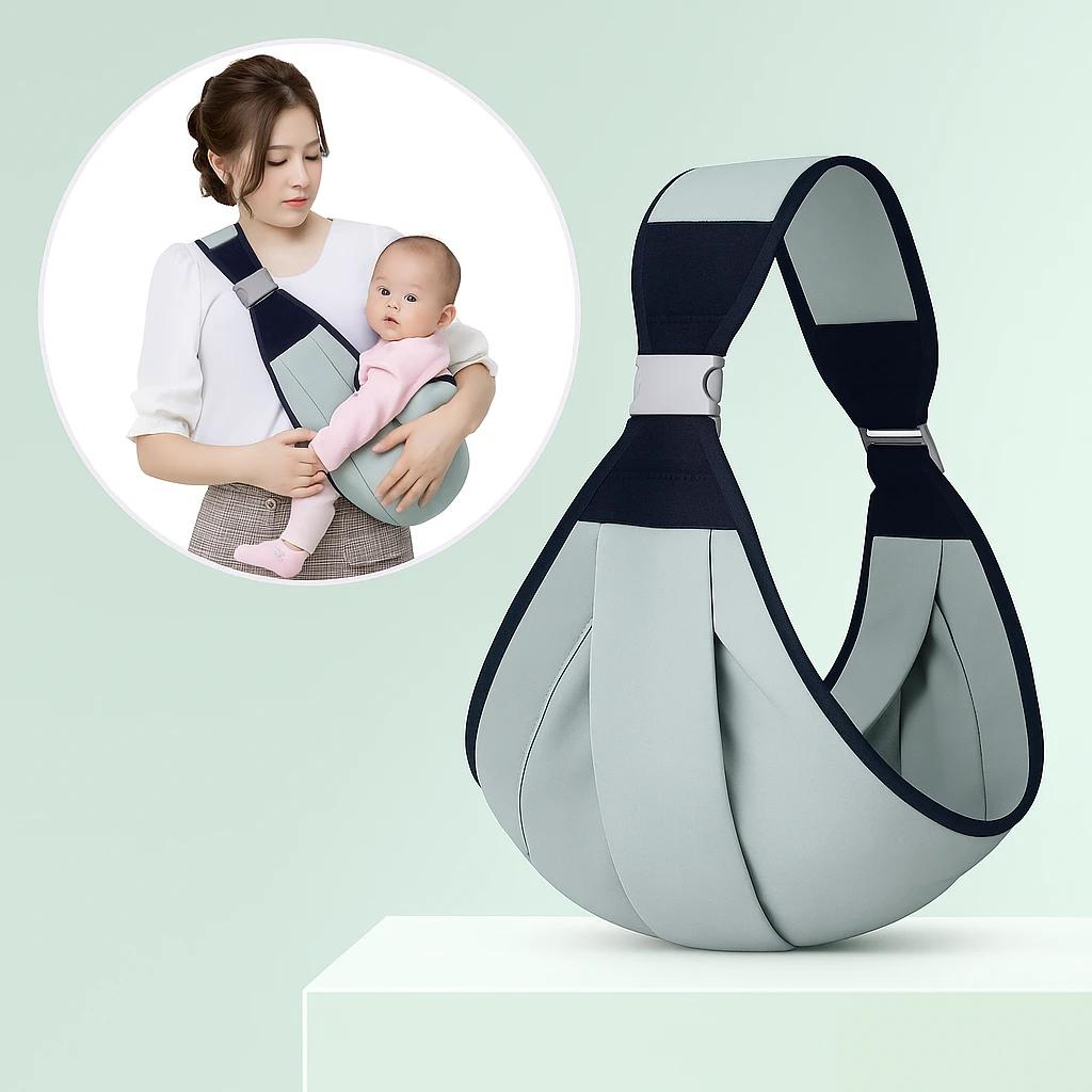 Ergonomic Breathable – Lightweight Mesh Adjustable – Newborns and Parents Bowlift by Bowlift