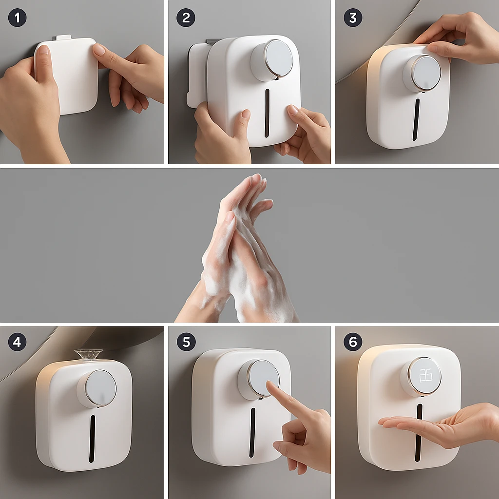 Touchless Hygiene – Rechargeable Wall Mounted – Bathrooms Kitchens Homes Bowlift by Bowlift