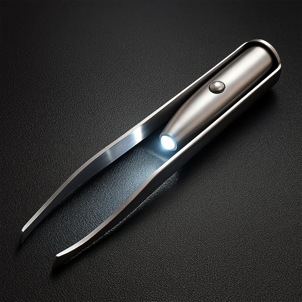 Rust-Resistant Stainless Steel – LED Light Precision Grip – Long-Lasting At-Home Grooming Bowlift by Bowlift
